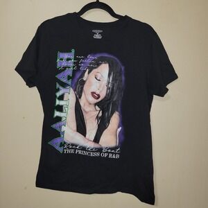AALIYAH Princess Of R&B Rock The Boat T-shirt SZ M